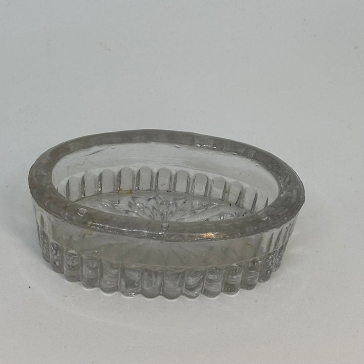 Vintage Pressed GLASS SALT CELLAR