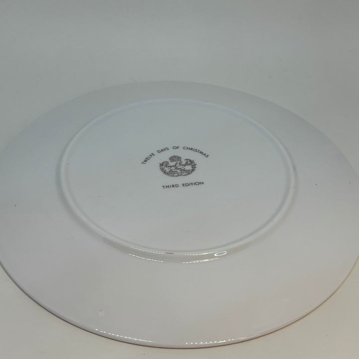 ROYAL GRAFTON Twelve Days of Christmas Plate, Three French Hens