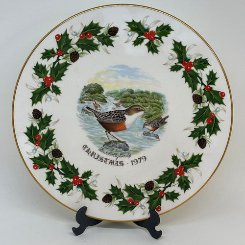 ROYAL GRAFTON Twelve Days of Christmas Plate, Four Colly Birds