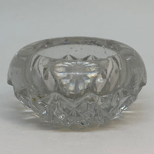 Round Pressed Glass SALT CELLAR