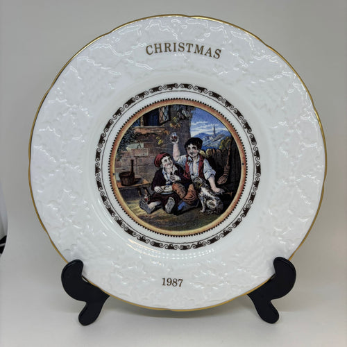 Coalport Christmas Series Pratt Prints Plate, 