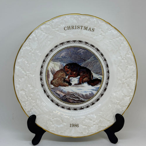 Coalport Christmas Series Pratt Prints Plate, 