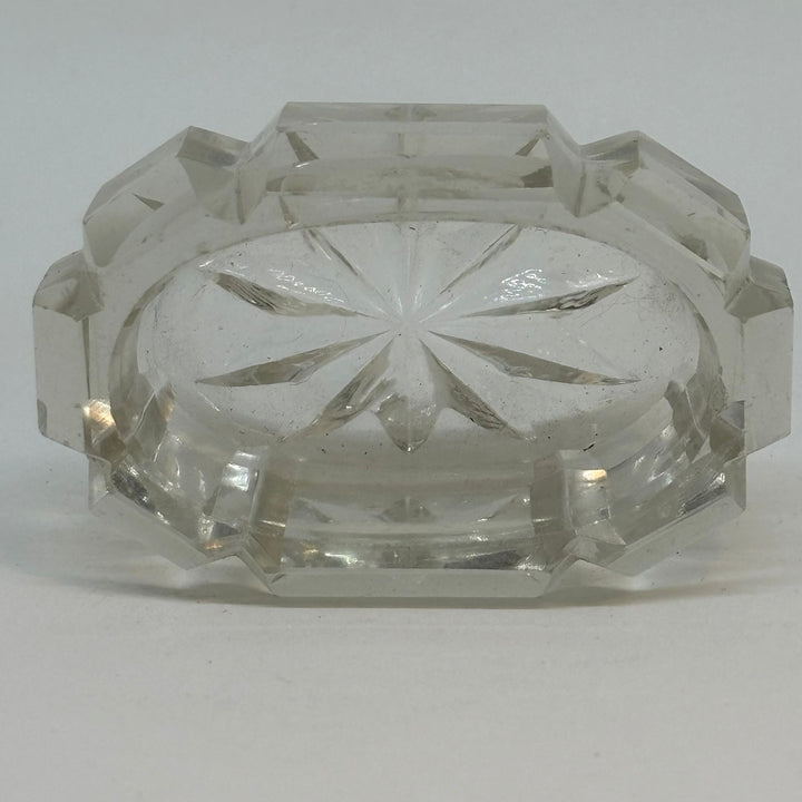 Vintage Substantial Cut Glass Salter