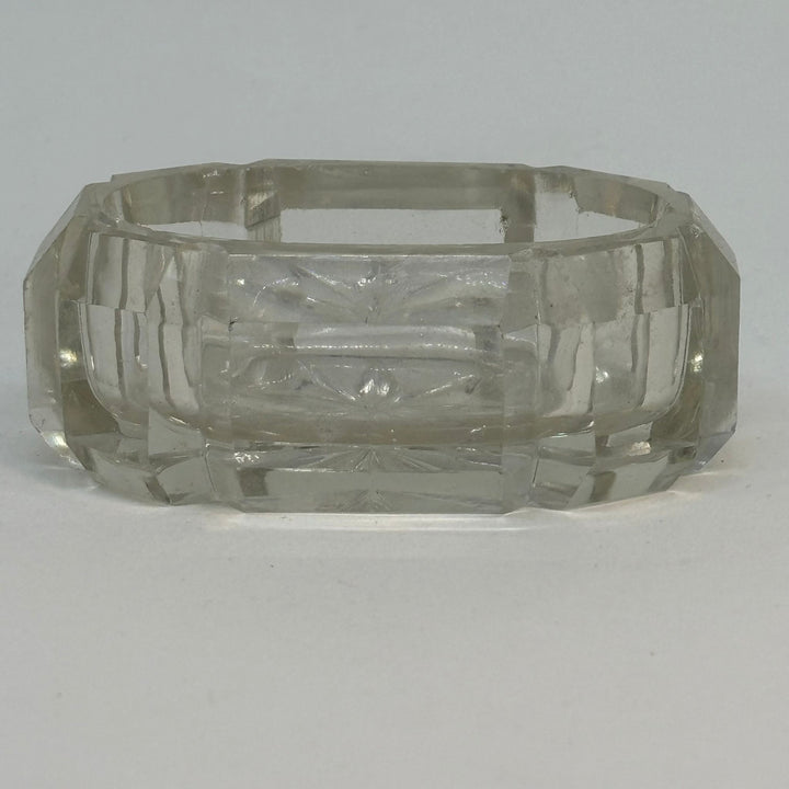 Vintage Substantial Cut Glass Salter