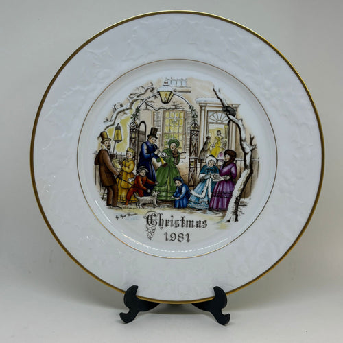 Royal Worcester Christmas Day Plate 1981