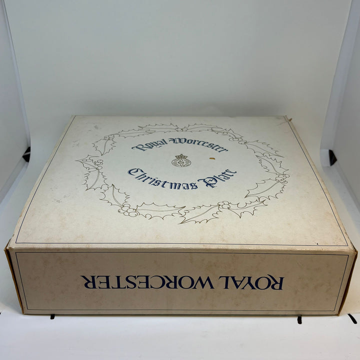 Royal Worcester Christmas Day Plate 1981