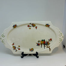 Load image into Gallery viewer, Crown Staffordshire Flowers and Birds Sandwich Platter