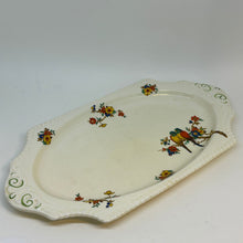 Load image into Gallery viewer, Crown Staffordshire Flowers and Birds Sandwich Platter