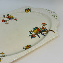 Load image into Gallery viewer, Crown Staffordshire Flowers and Birds Sandwich Platter