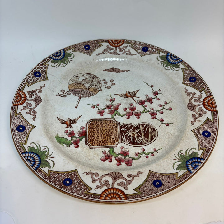 Antique T. Furnval & Sons Formosa 10" Plate 1875