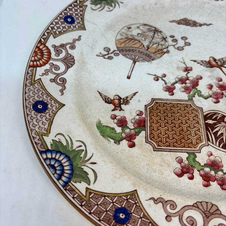 Antique T. Furnval & Sons Formosa 10" Plate 1875