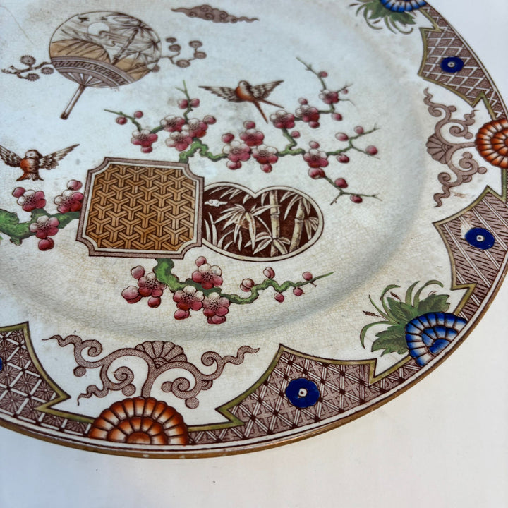 Antique T. Furnval & Sons Formosa 10" Plate 1875