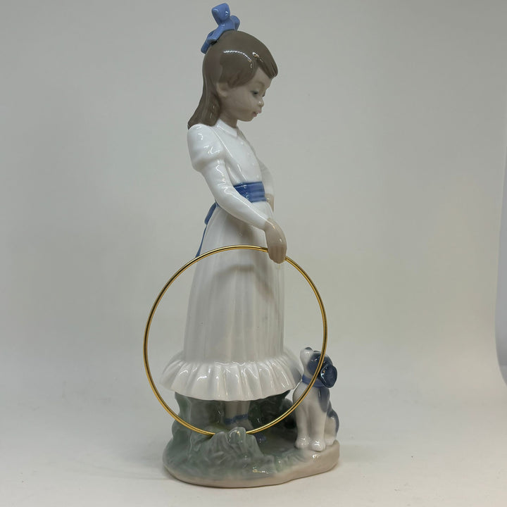 NAO by Lladró 'My Dog Does Tricks' Porcelain Figurine