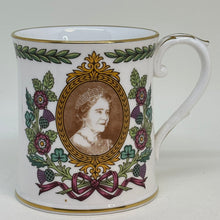 Load image into Gallery viewer, Vintage SPODE Queen Mother 80th Birthday Mug 1980