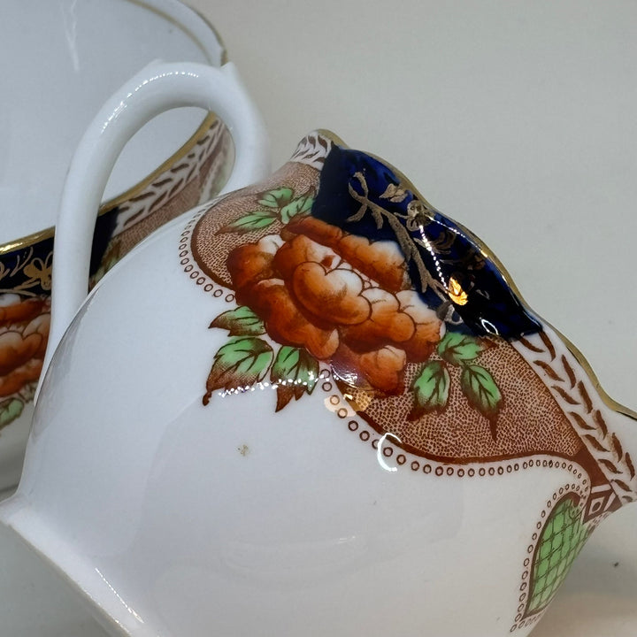 Vintage BELL CHINA CREAMER and SLOP BOWL