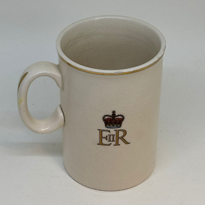 Vintage Queen Elizabeth II Silver Jubilee Mug 1977