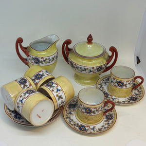 Vintage Japanese Eggshell Lustre Ware China TEA SET