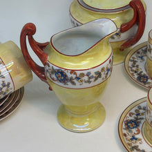 Load image into Gallery viewer, Vintage Japanese Eggshell Lustre Ware China TEA SET