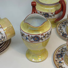 Load image into Gallery viewer, Vintage Japanese Eggshell Lustre Ware China TEA SET