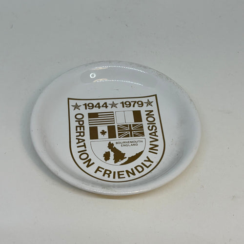 Commemorative Limited Edition POOLE POTTERY Trinket Dish Friendly Invasion