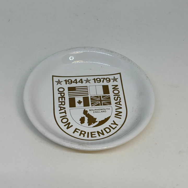 Commemorative Limited Edition POOLE POTTERY Trinket Dish Friendly Invasion