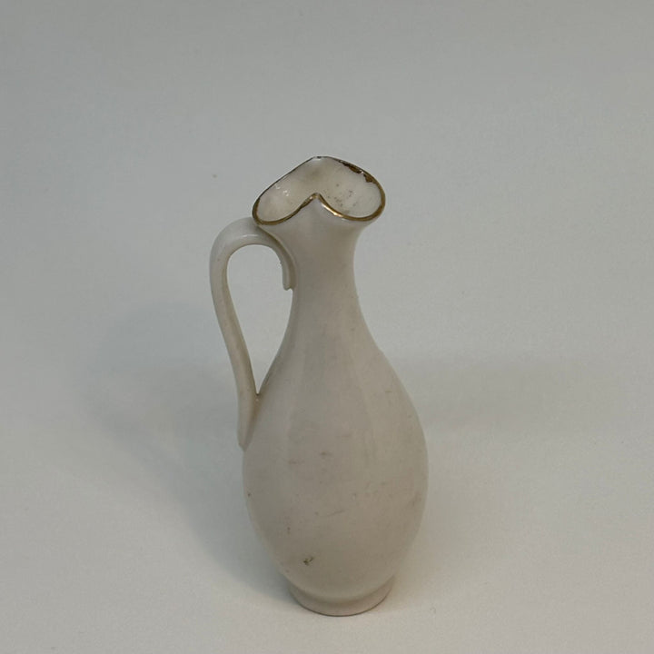Vintage WH Goss CRESTED WARE Shepton Mallet Ewer Vase