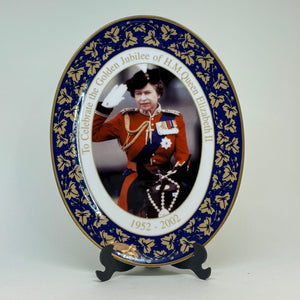 Queen Elizabeth II Golden Jubilee Limited Edition Commemorative Plate
