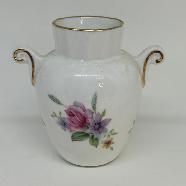Vintage Collectable Aynsley Rose & Violet BUD VASE