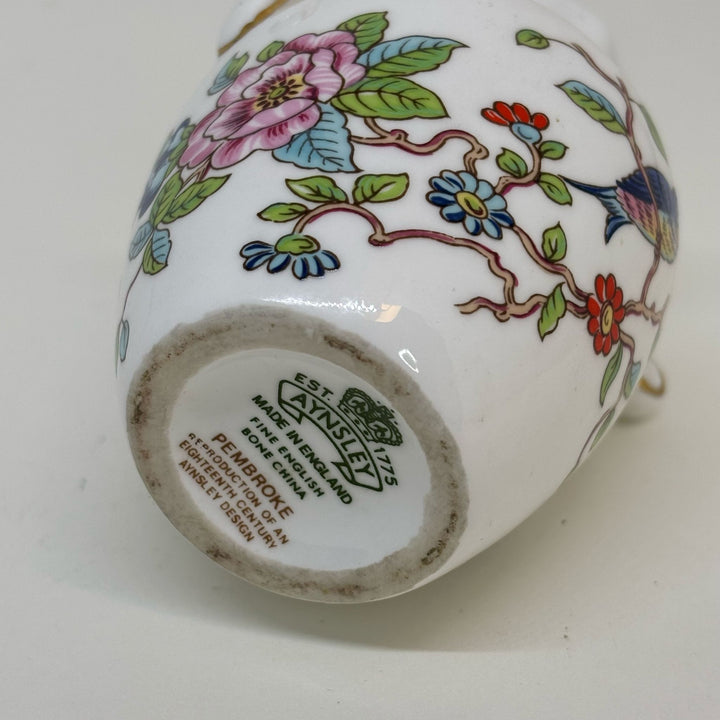 AYNSLEY Collectible Miniature Vase Pembroke