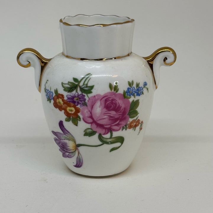 Vintage Collectable Aynsley Rose and Chrysanthemum BUD VASE