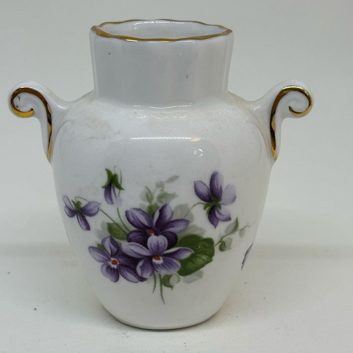 Vintage Collectable Aynsley Wild Violets BUD VASE