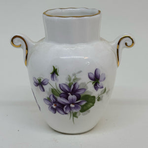 Vintage Collectable Aynsley Wild Violets BUD VASE