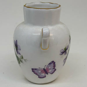 Vintage Collectable Aynsley Wild Violets BUD VASE