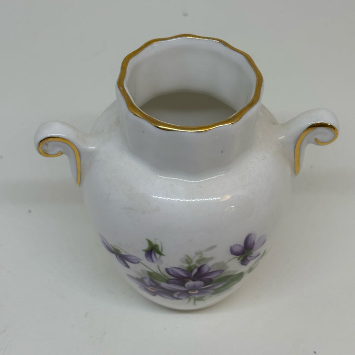 Vintage Collectable Aynsley Wild Violets BUD VASE