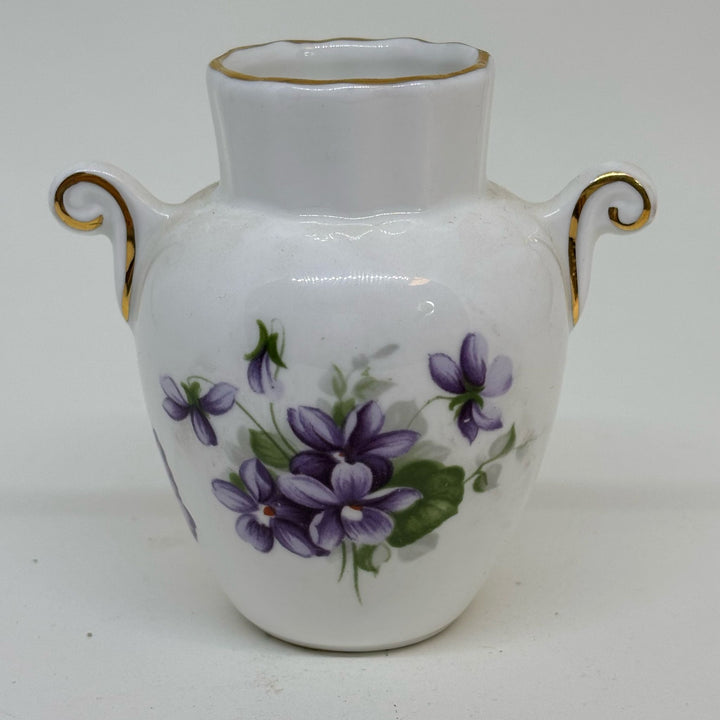 Vintage Collectable Aynsley Wild Violets BUD VASE