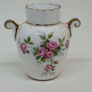 Vintage Collectable Aynsley Grotto Rose BUD VASE