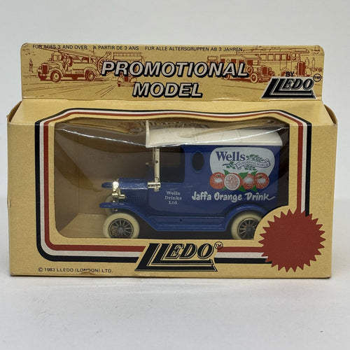 Lledo Promotional Model 1983 Wells Jaffa Orange Drink Van