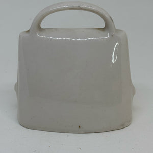 WH Goss CRESTED WARE COW BELL Souvenir of GODALMING