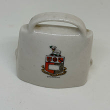 Load image into Gallery viewer, WH Goss CRESTED WARE COW BELL Souvenir of GODALMING