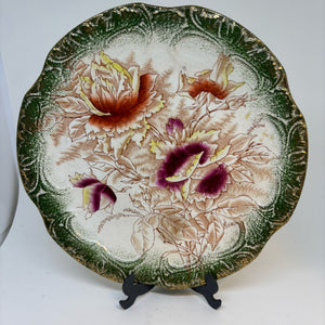 MYOTT SON & CO. Antique Victorian Botanical PLATE Dudley