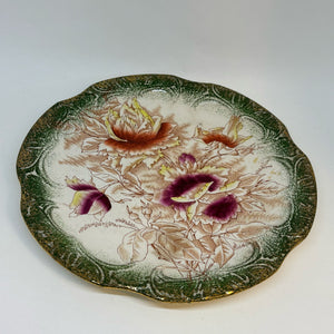MYOTT SON & CO. Antique Victorian Botanical PLATE Dudley