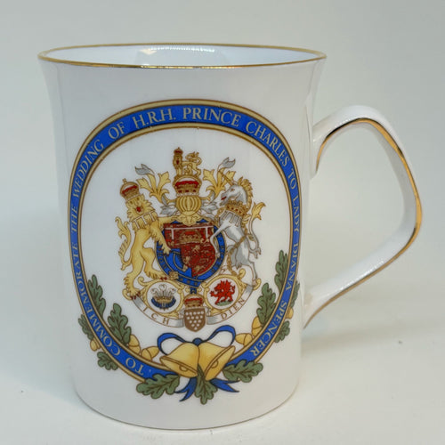 ELIZABETHAN Commemorative Mug Prince Charles and Lady Diana Wedding 1981