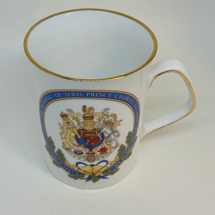 ELIZABETHAN Commemorative Mug Prince Charles and Lady Diana Wedding 1981