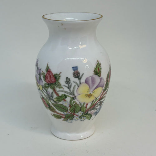 AYNSLEY Collectible Miniature Vase Wild Tudor