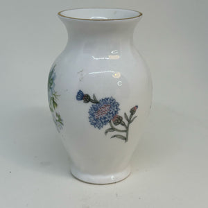 AYNSLEY Collectible Miniature Vase Wild Tudor
