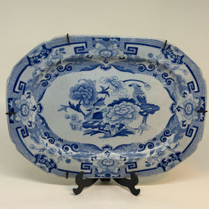 Antique Mason's Patent Ironstone China Pheasants Platter