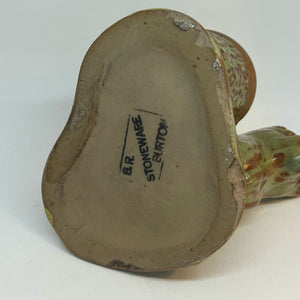 Vintage Dog Studio Pottery Stoneware Cachepot/Vase BR BURTON
