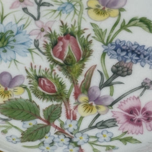Vintage AYNSLEY Small Wild Tudor Trinket Dish