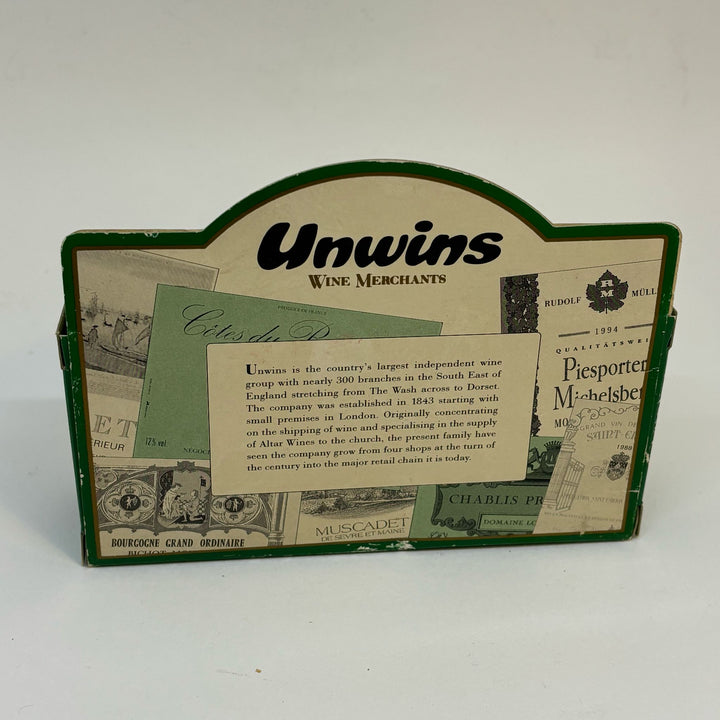 Vintage Unwins Wine Merchants Delivery Van Diecast Model