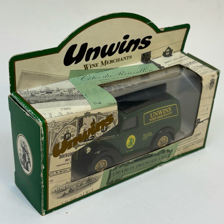 Vintage Unwins Wine Merchants Delivery Van Diecast Model